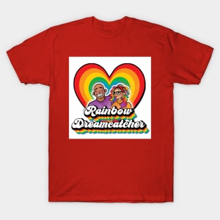 Rainbow Dreamcatcher Heart Logo T-Shirt